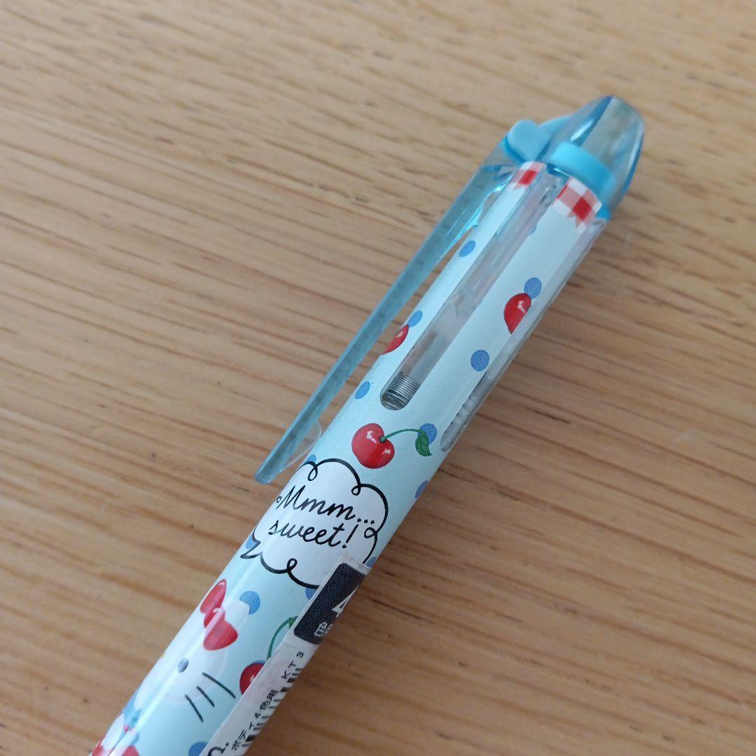 Pilot Hello Kitty Hi-Tech C Coleto 4 Colors pen holder in light blue and cherry with four color options