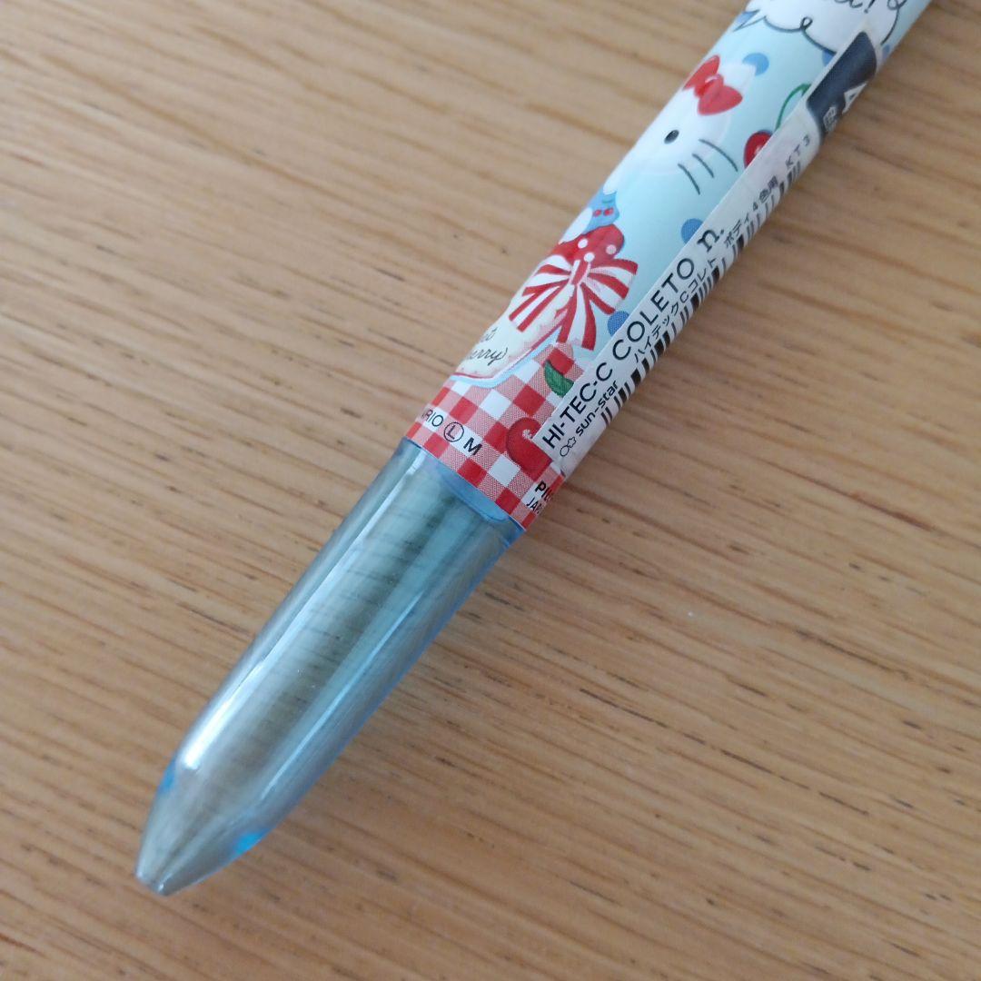 Pilot Hello Kitty Hi-Tech C Coleto 4 Colors pen holder in light blue and cherry with four color options