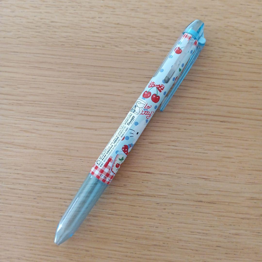 Pilot Hello Kitty Hi-Tech C Coleto 4 Colors pen holder in light blue and cherry with four color options