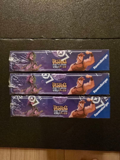 Pokemon Unopened Disney Rolkana The Little Mermaid: Return of Ursula Box 3 Boxes Set wit Box — Japanese