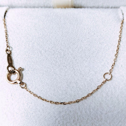 Mikimoto Perlezza necklace with 6mm Akoya pearls and diamonds on 18K yellow gold chain, 40 cm length
