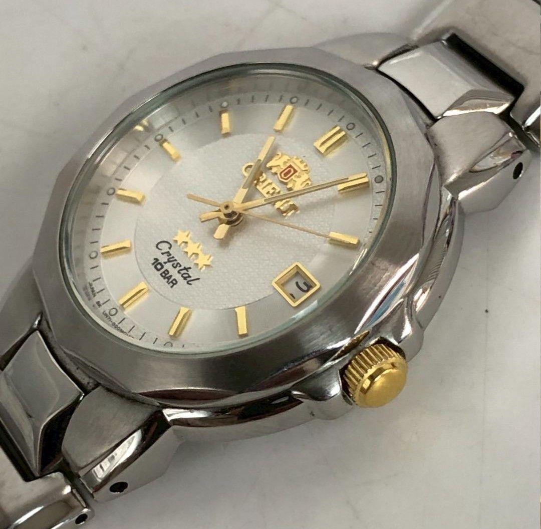 ORIENT Crystal Three Star Quartz Men's Watch — Japanese