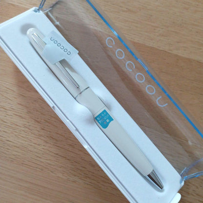 Kakuna Ballpoint Pen Limited Piece White 0.7mm rotating style with black ink and box