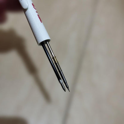 Pilot FEED 1+1 ballpoint pen and mechanical pencil set in white and black with grip included