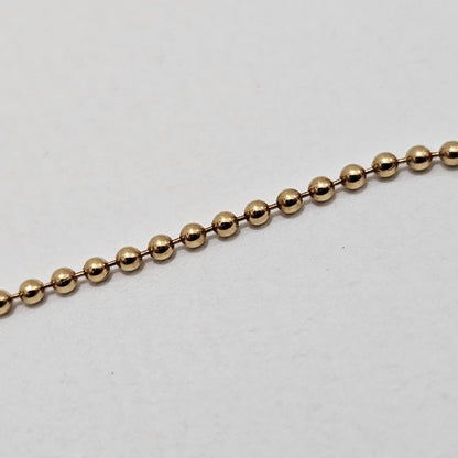 1794 Mikimoto pearl necklace with 38cm yellow gold chain and 7mm pearls vintage 1990s-2000s