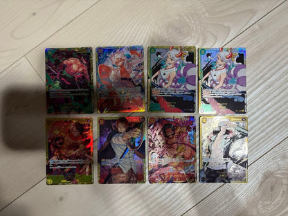 One Piece One Piece Card Secret 8-Card Set SEC — ONE PIECE CARD THE BEST — Japanese