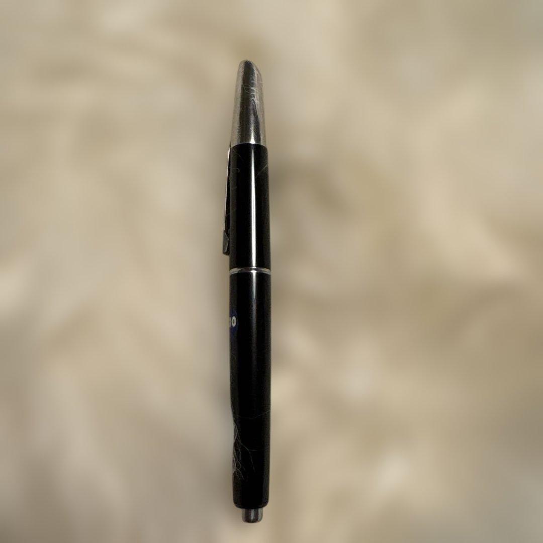 Unused Pilot Capless Fountain Pen with 14K fine nib shown uncapped on white background