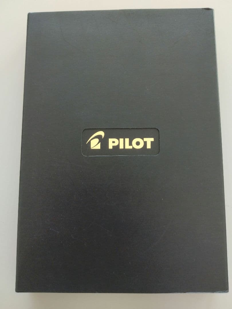 PILOT Grance ballpoint pen in green marble color with dedicated case on white background