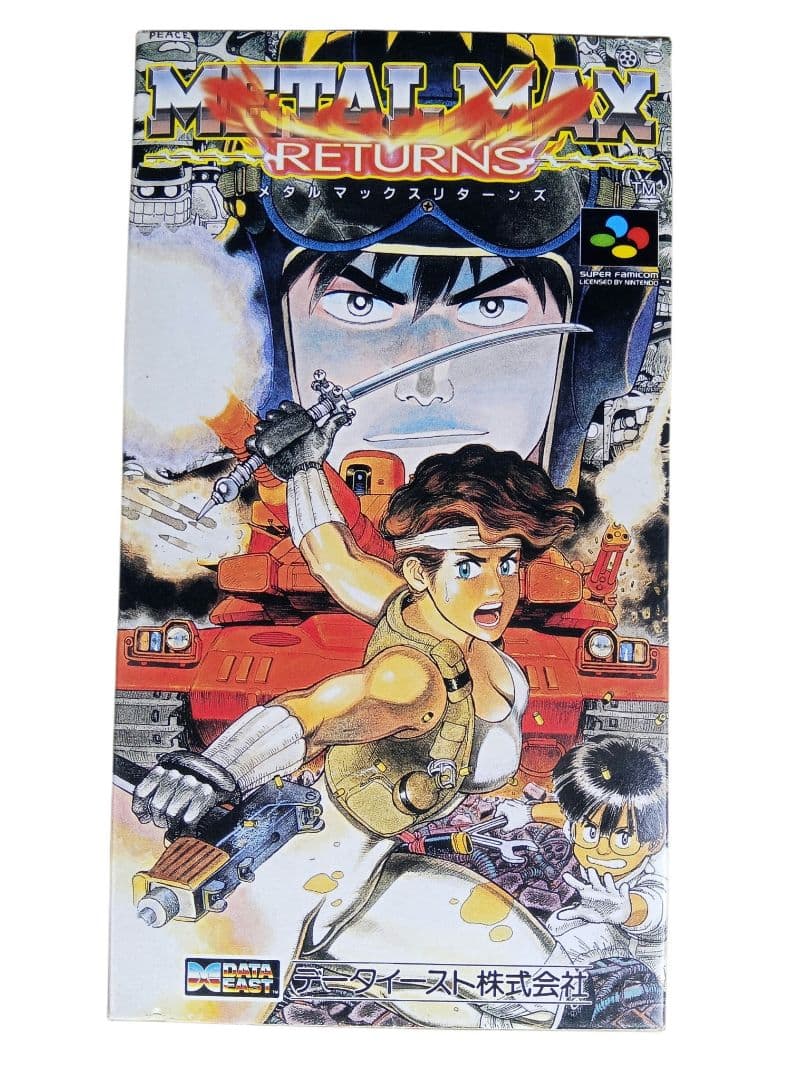 Metal Max Returns cartridge for Super Nintendo Entertainment System SNES in clean condition
