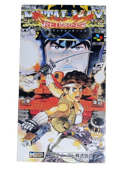 Metal Max Returns cartridge for Super Nintendo Entertainment System SNES in clean condition
