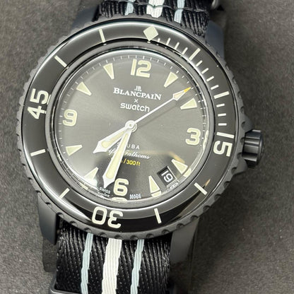swatch OCEAN OF STORMS SO35B400 Automatic Men's — Japanese