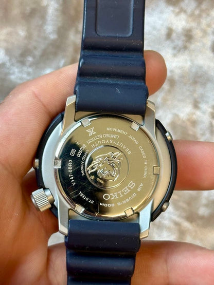 SEIKO Yunais Limited 500 Solar Men's Watch — Japanese