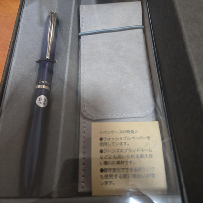 PILOT Acro DRIVE 0.5 ballpoint pen in navy color with included carrying case
