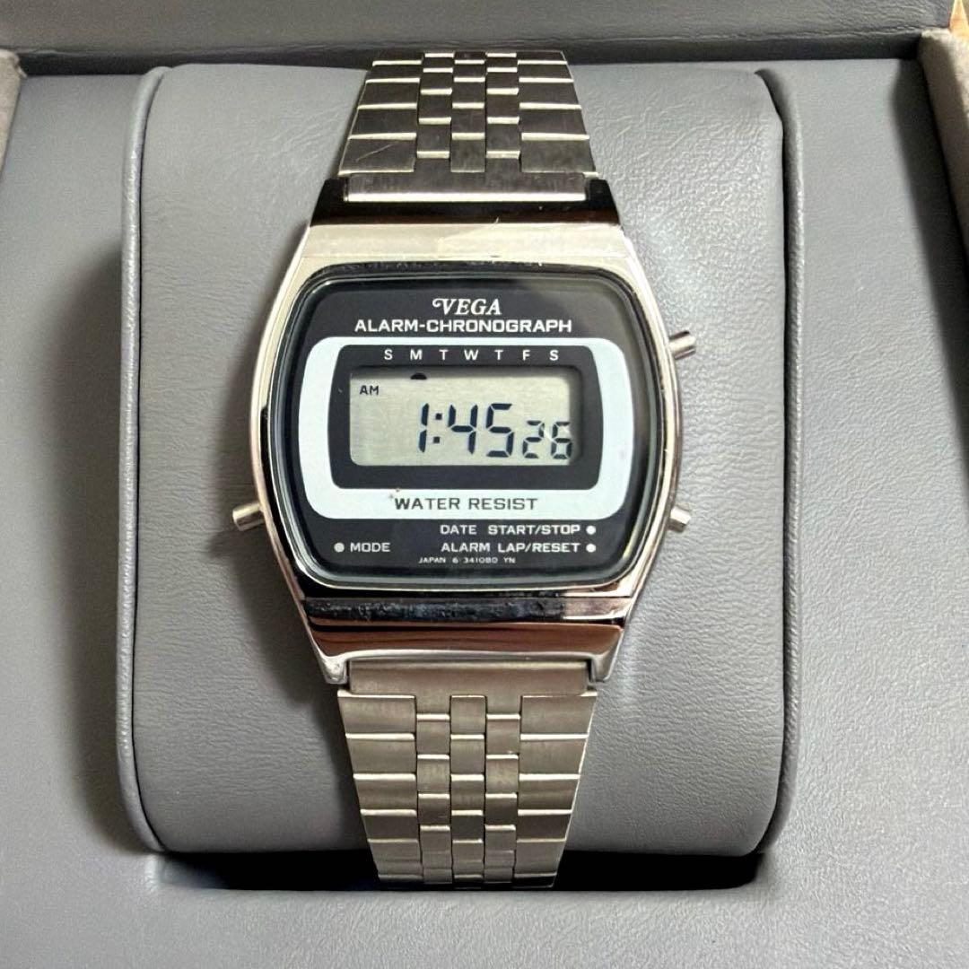 Citizen Vega Alarm Chronograph Digital Men's Watch — Japanese