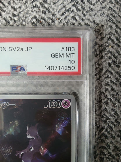 PSA 10 Pokemon Mewtwo — 183/165 — Japanese