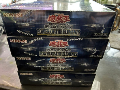 Yu-Gi-Oh Yu-Gi-Oh! OCG POWER OF THE ELEMENTS 30 Packs ×4 Box — Japanese