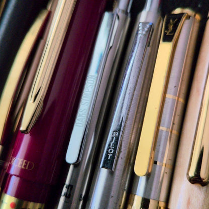 Pilot Cross Platinum Coach DAKS ballpoint pen fountain pen mechanical pencil set