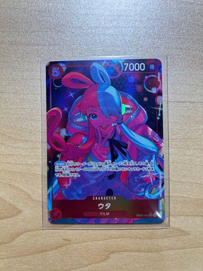 One Piece Uta SR Parallel x3 One Piece Card Heroes Edition Promo SEC — Japanese