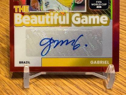 Gabriel 49 Limited Autograph Card Brazil National Team Arsenal — Japanese