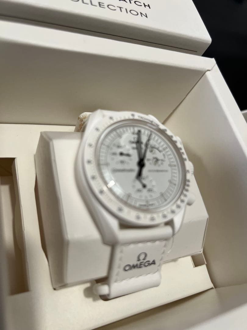 swatch オメガ×スウォッチ ミッショントゥ ムーンフェイズ SO33W700 Quartz Men's — Japanese
