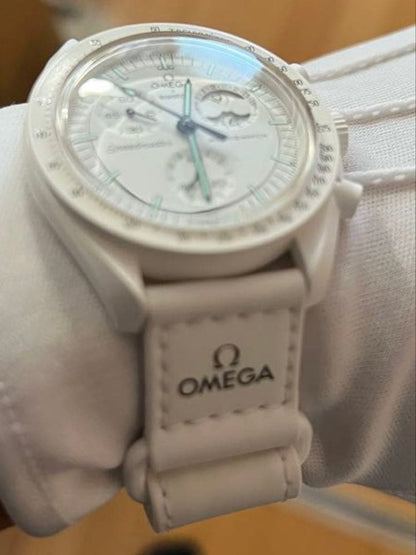 swatch オメガ×スウォッチ ミッショントゥ ムーンフェイズ SO33W700 Quartz Men's — Japanese