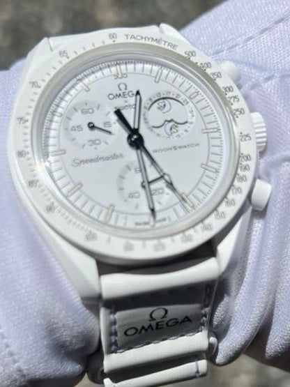 swatch オメガ×スウォッチ ミッショントゥ ムーンフェイズ SO33W700 Quartz Men's — Japanese