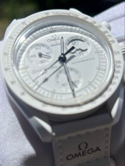 swatch オメガ×スウォッチ ミッショントゥ ムーンフェイズ SO33W700 Quartz Men's — Japanese