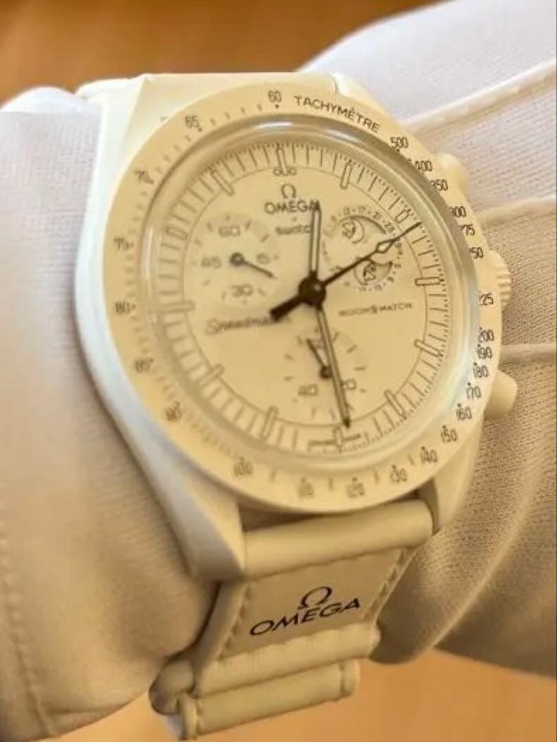swatch オメガ×スウォッチ ミッショントゥ ムーンフェイズ SO33W700 Quartz Men's — Japanese