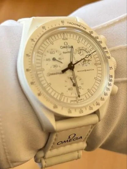 swatch オメガ×スウォッチ ミッショントゥ ムーンフェイズ SO33W700 Quartz Men's — Japanese