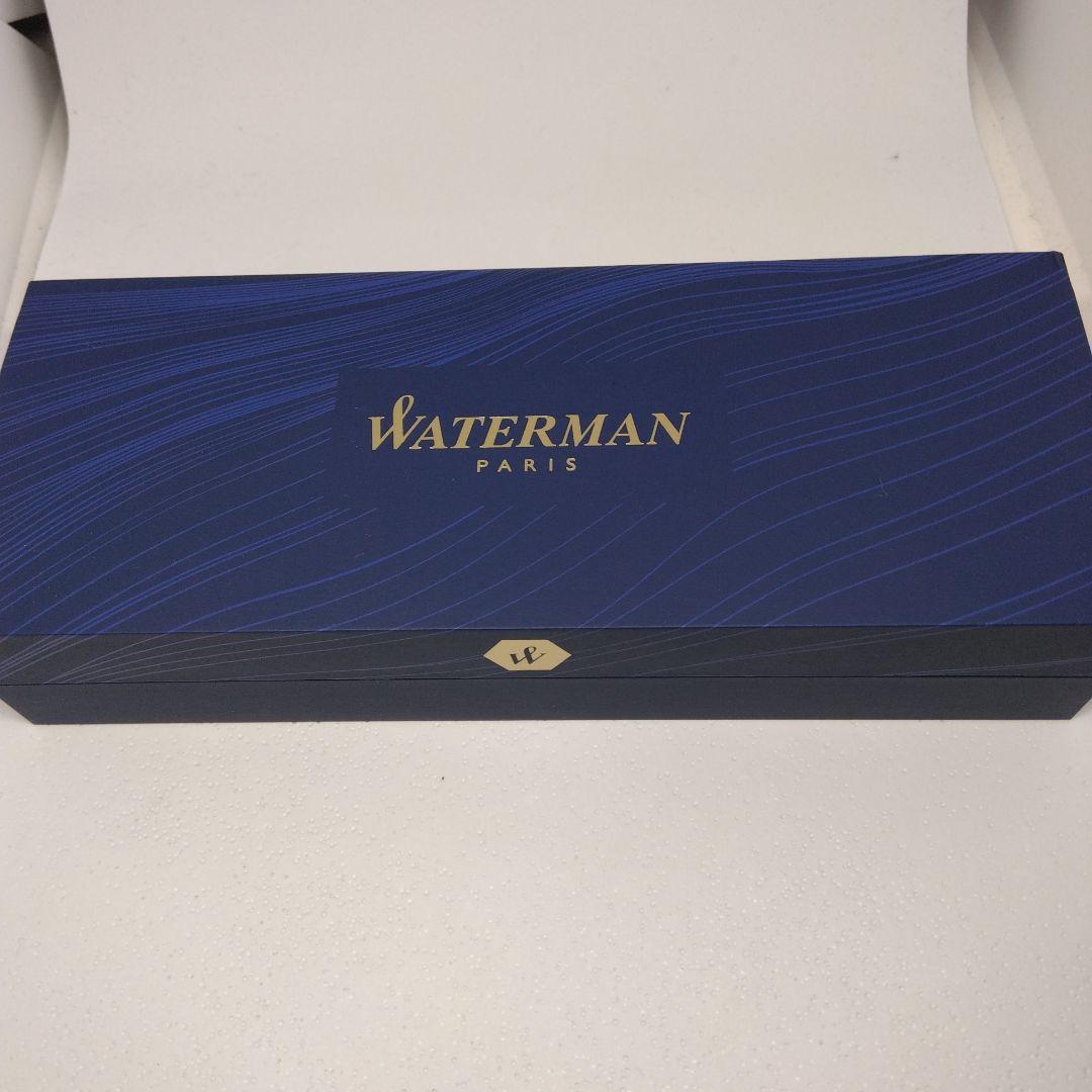 Waterman Expert DX Blue CT ballpoint pen with sleek blue barrel and chrome trim