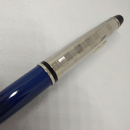 Waterman Expert DX Blue CT ballpoint pen with sleek blue barrel and chrome trim