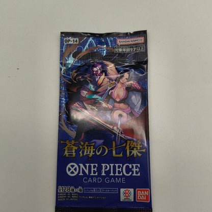 One Piece One Piece Card Game Crimson Tide of the Seven Warlords OP-14 Booster Pack Pack — OP-14 — Japanese