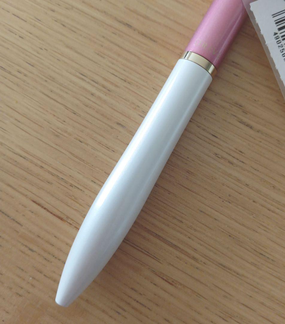 Pilot Acro Drive ballpoint pen in pink and white two-tone body with black ink, model BDRL-350R-P