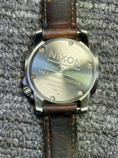 NIXON THE RANGER LEATHER Quartz Men's Watch — Japanese