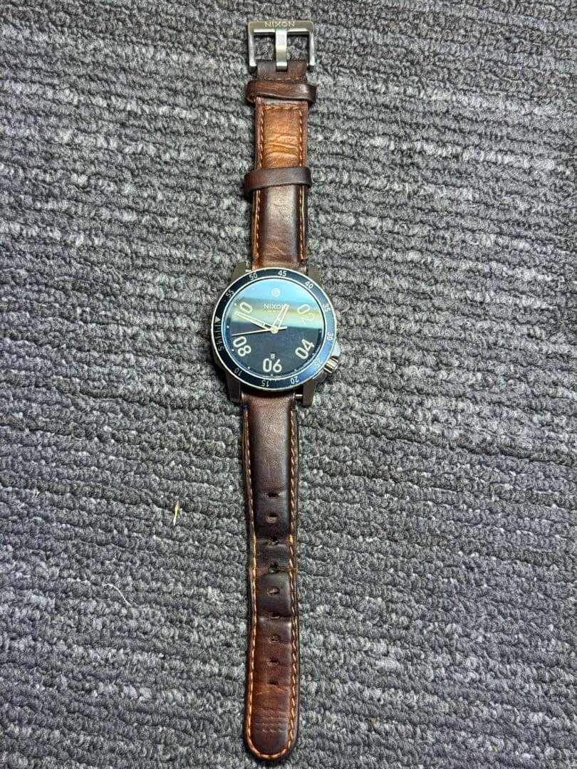 NIXON THE RANGER LEATHER Quartz Men's Watch — Japanese