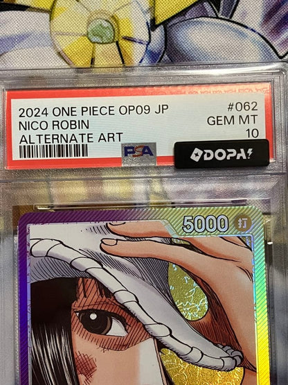 PSA 10 One Piece Robin L — Japanese