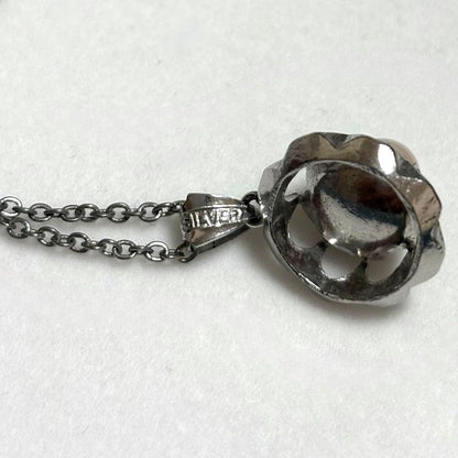 Mikimoto Showa Era antique pearl necklace with 45 cm platinum rhodium-coated chain and natural pearls