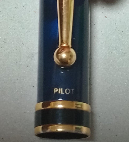 PILOT GRANCE Blue Marble mechanical pencil 0.5mm with blue patterned barrel and metal clip