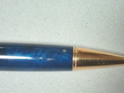 PILOT GRANCE Blue Marble mechanical pencil 0.5mm with blue patterned barrel and metal clip