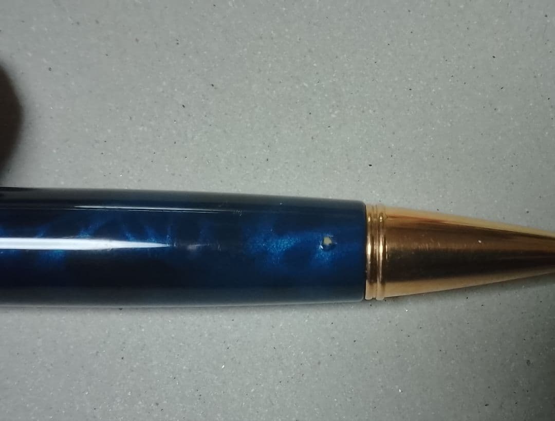 PILOT GRANCE Blue Marble mechanical pencil 0.5mm with blue patterned barrel and metal clip