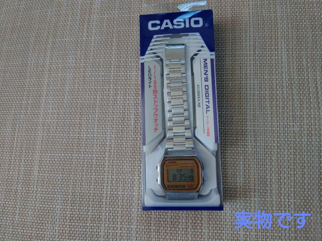 CASIO A-158WEA-9JF Digital Men's Watch — Japanese