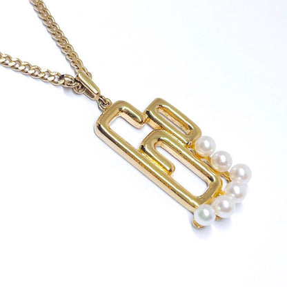 Mikimoto Baby Pearl Gold Necklace Pendant with 3.1-3.3mm pearl on silver chain