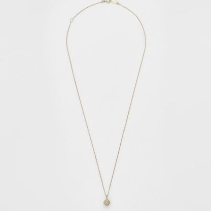 Enel Limited Edition K10 necklace featuring opal and diamond with 40cm length and delicate design