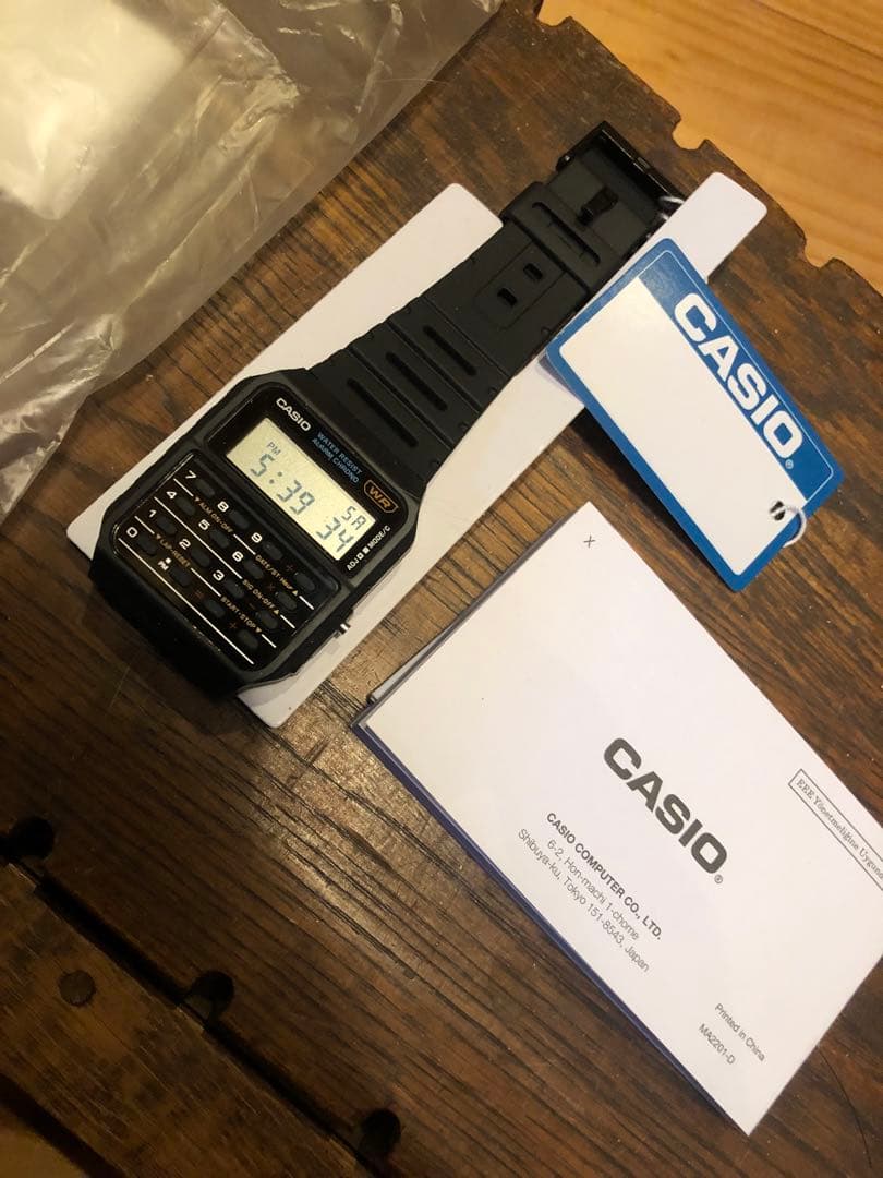 CASIO CA-53W-1 Quartz Men's Watch — Japanese