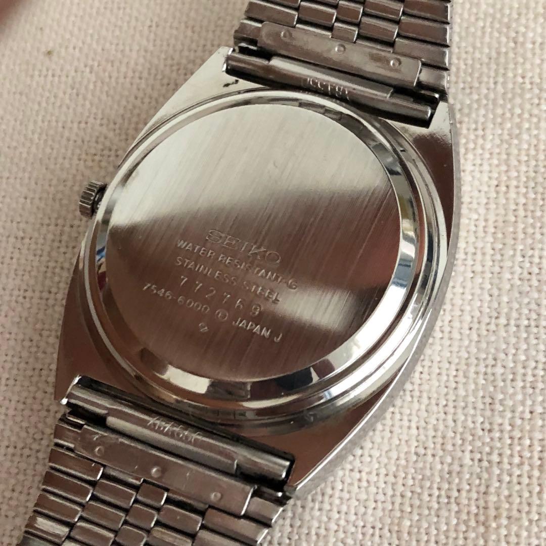 SEIKO 7546-6000 Quartz Men's Watch — Japanese