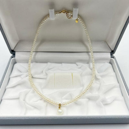 Mikimoto Perrita Necklace featuring a 4mm freshwater pearl on a 40cm K18 gold chain