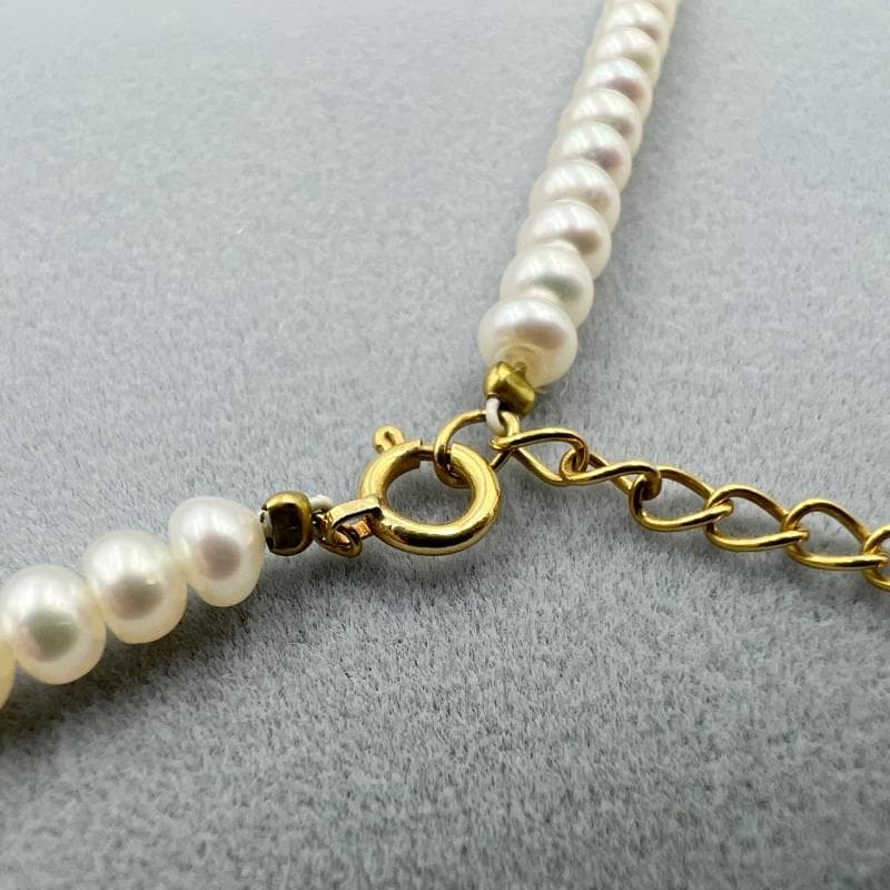 Mikimoto Perrita Necklace featuring a 4mm freshwater pearl on a 40cm K18 gold chain