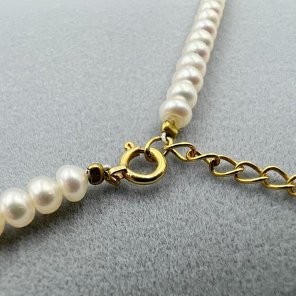 Mikimoto Perrita Necklace featuring a 4mm freshwater pearl on a 40cm K18 gold chain