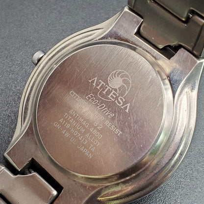 Citizen ATTESA CB5900 Solar Men's Watch — Japanese