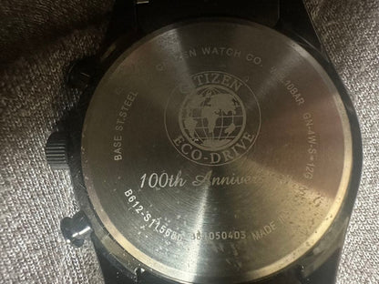Citizen Eco-Drive 100th Anniversary Solar Men's Watch — Japanese